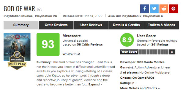 Metacritic歷史百大PC遊戲列表（11-40名）-第19張
