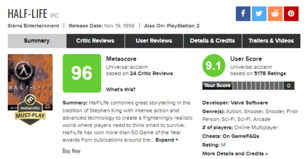 Metacritic历史百大PC游戏前十名-第16张