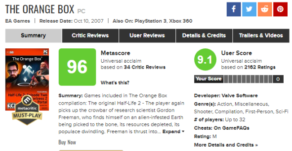 Metacritic歷史百大PC遊戲前十名-第19張