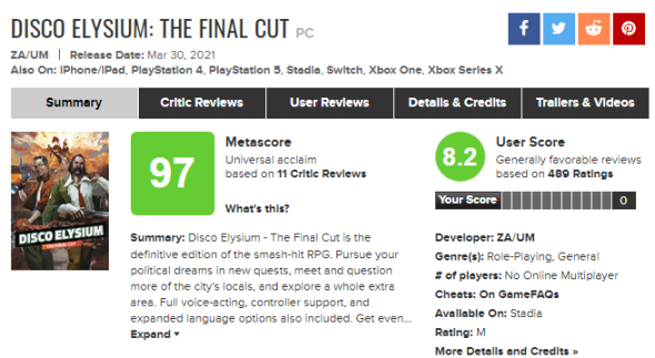 Metacritic歷史百大PC遊戲前十名-第30張