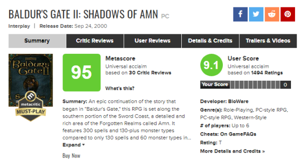 Metacritic歷史百大PC遊戲前十名-第10張