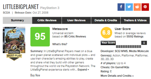 【主機遊戲】Metacritic歷史遊戲排行榜前百及部分統計數據-第2張