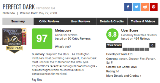 【主機遊戲】Metacritic歷史遊戲排行榜前百及部分統計數據-第56張