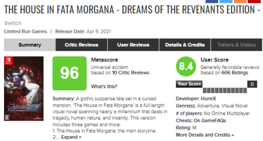 【主机游戏】Metacritic历史游戏排行榜前百及部分统计数据-第24张