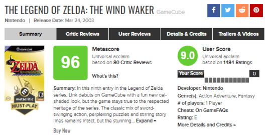 【主机游戏】Metacritic历史游戏排行榜前百及部分统计数据-第16张
