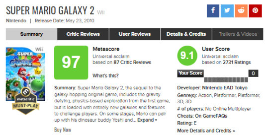 【主机游戏】Metacritic历史游戏排行榜前百及部分统计数据-第66张