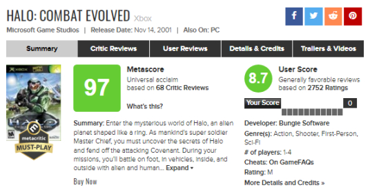 【主機遊戲】Metacritic歷史遊戲排行榜前百及部分統計數據-第47張