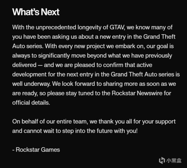 《GTA6》可能真的要来了：R 星官方首次确认GTA新作开发“进展顺利”-第0张