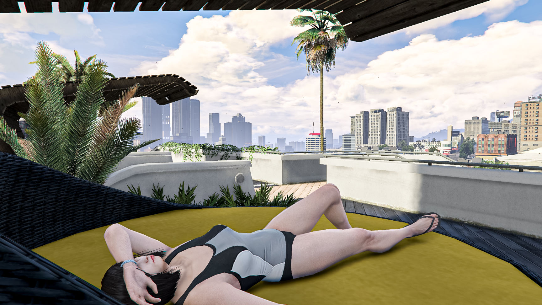 【GTAOL】角色的一些服裝搭配——夏日度假篇(女性)-第4張