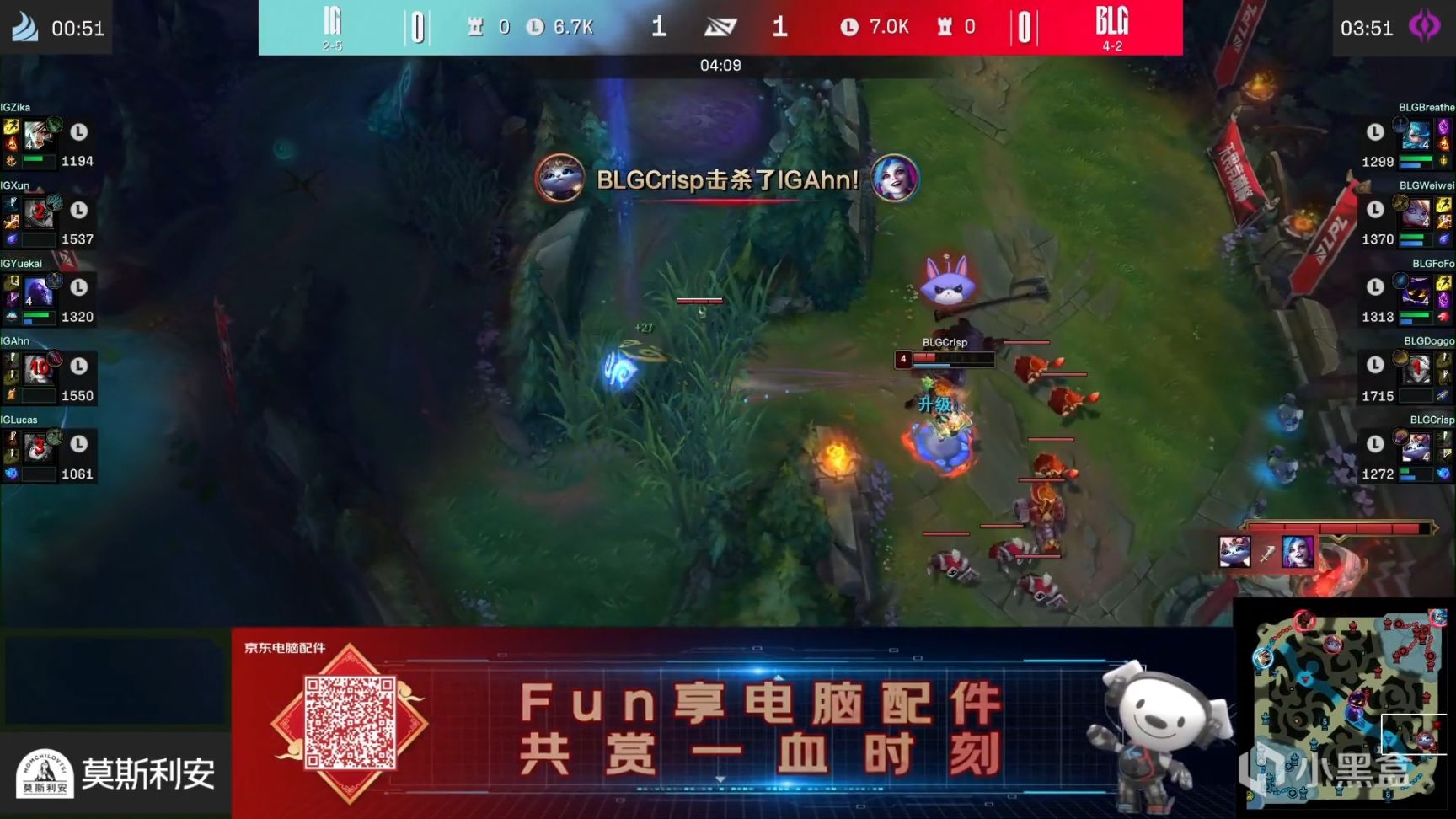 【英雄聯盟】LPL春季賽：XUN人馬打崩Doggo！IG 1-0 BLG！-第3張