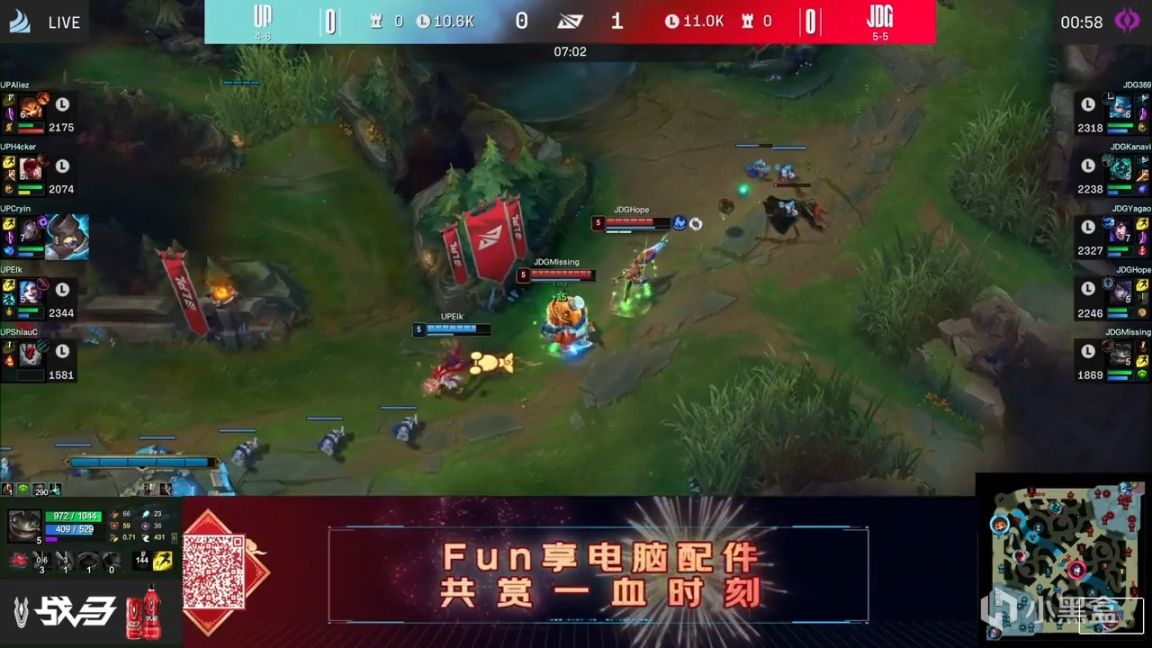 【英雄联盟】LPL春季赛：369剪刀妹三杀！JDG 1-0 UP！-第3张