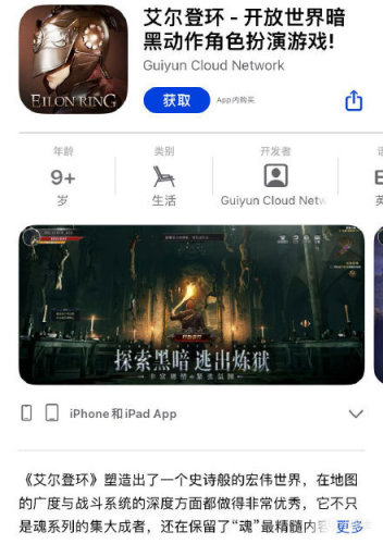 【PC遊戲】國區App Store出現山寨手遊《艾爾登環》-第0張