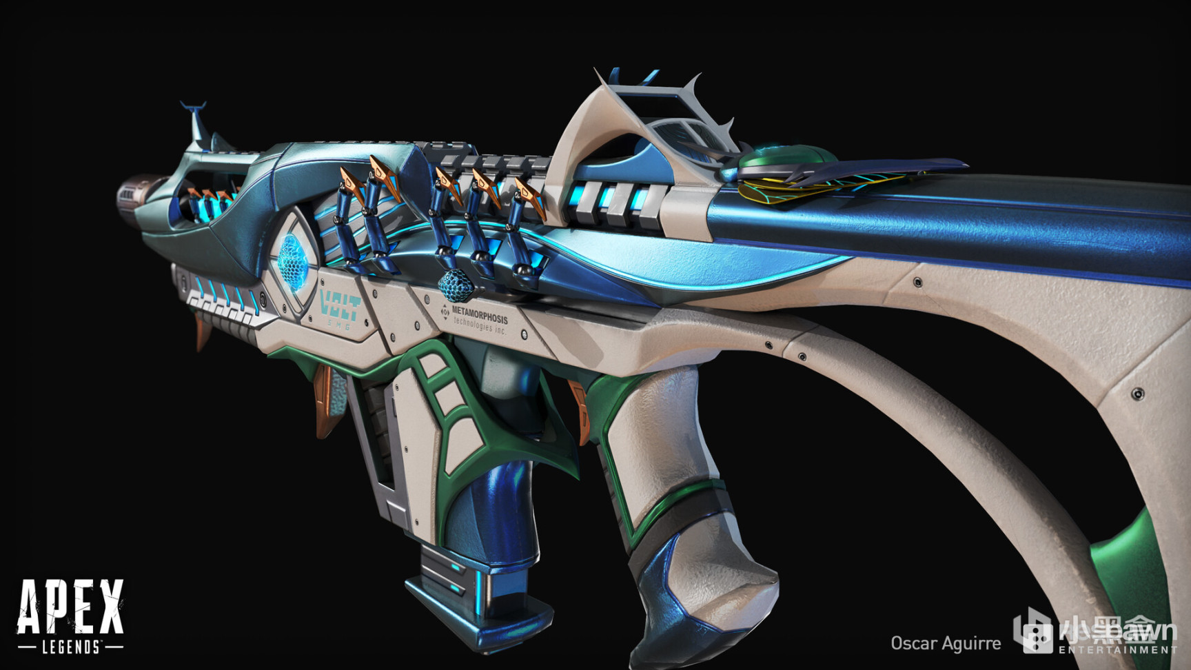 【Apex 英雄】枪口火焰呈电蓝色，科幻感极强的电能冲锋枪是纯热能武器吗？-第0张