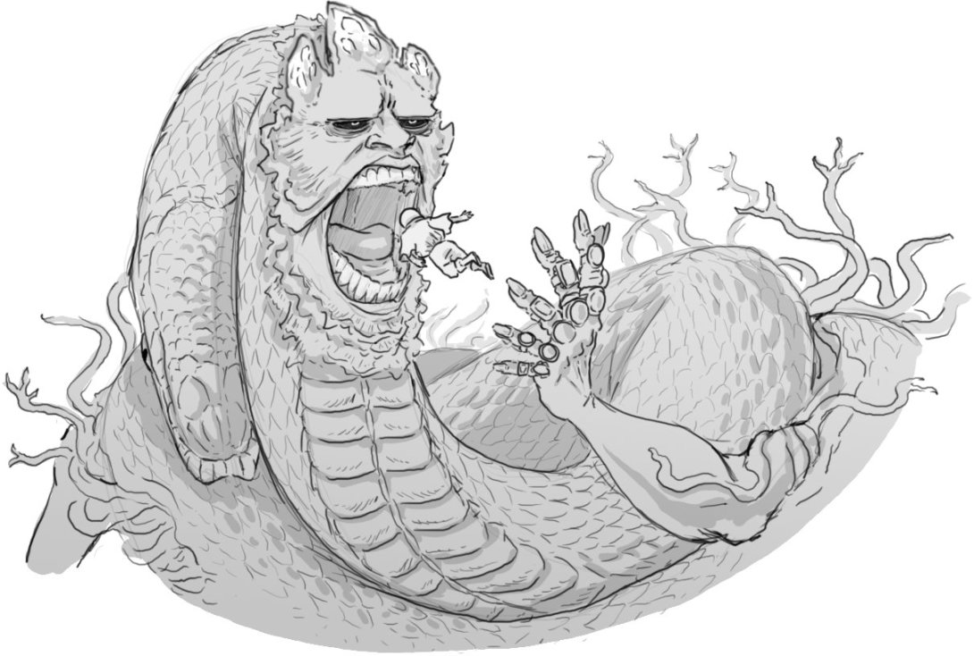 《艾爾登法環》趣味小漫畫：蛇人少女在火山官邸的日常-第7張