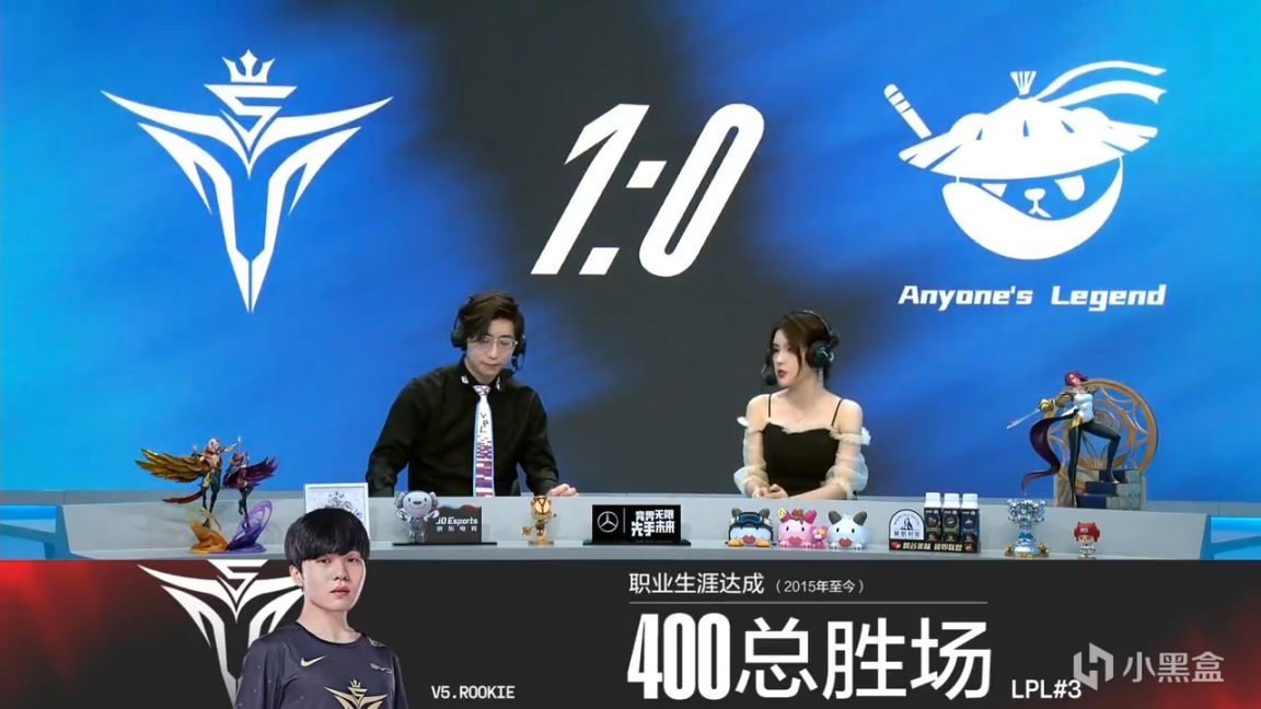 【英雄联盟】LPL春季赛：Rookie生涯第四百胜！V5 1-0 AL！-第0张