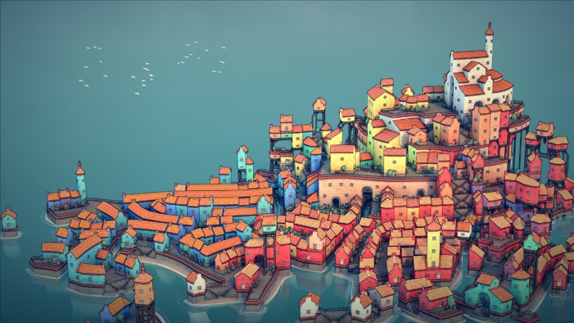 【PC遊戲】遊戲不止競技，放鬆下來欣賞的藝術品：《城鎮疊疊樂》-第3張