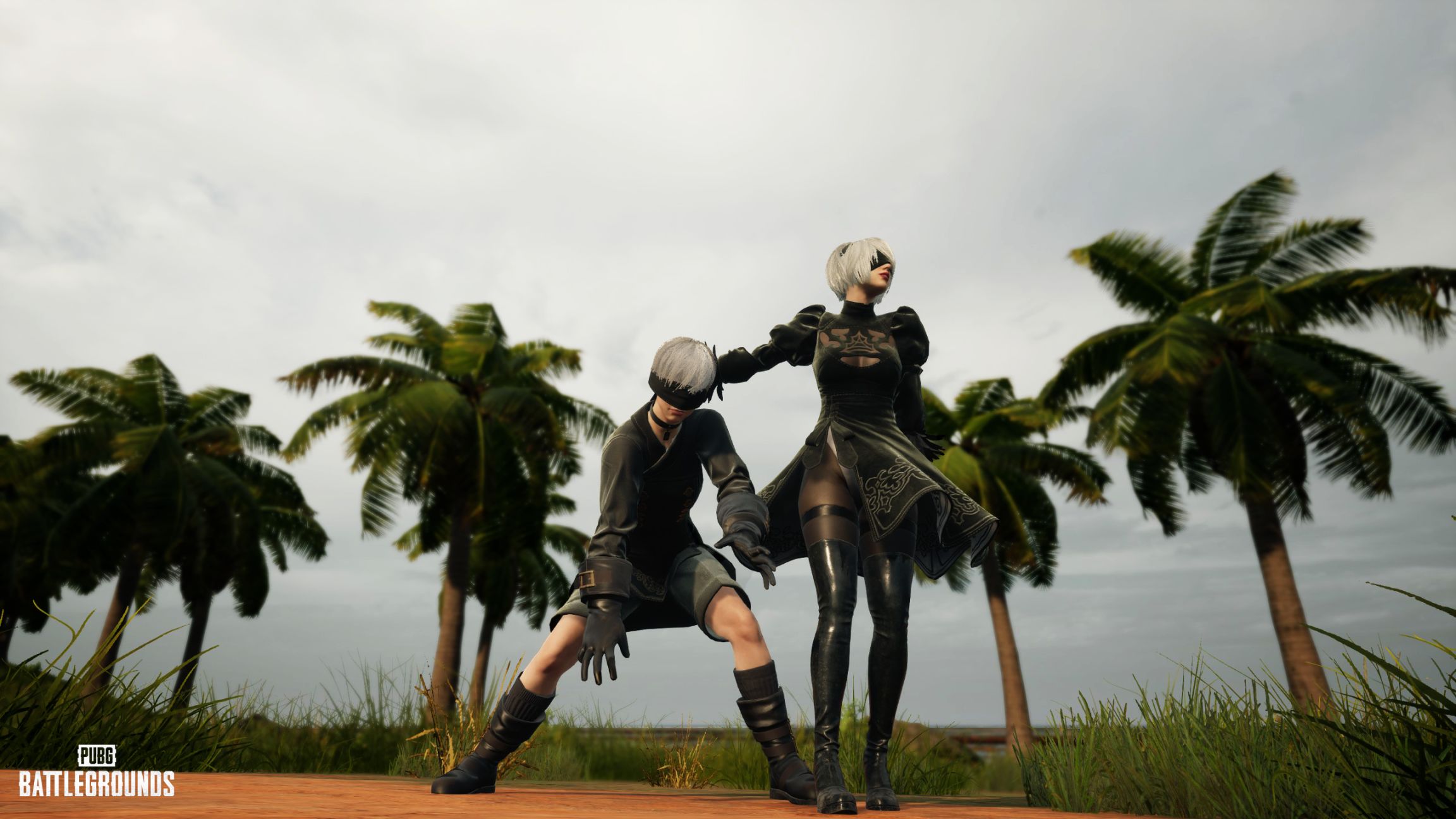 pubg尼尔系列联名 2b小姐姐高清图集欣赏-绝地求生-虎扑社区