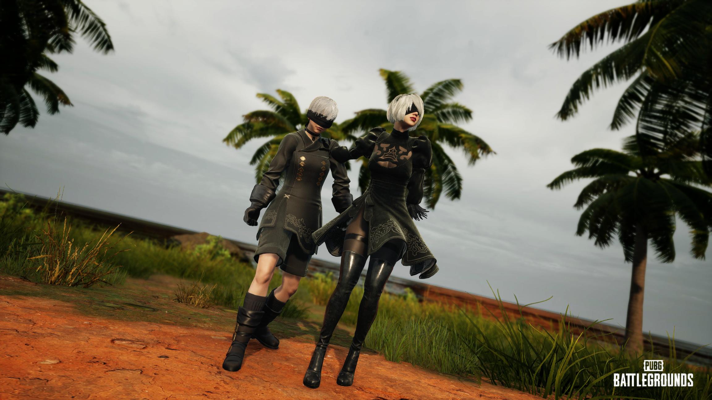 pubg尼尔系列联名 2b小姐姐高清图集欣赏-绝地求生-虎扑社区