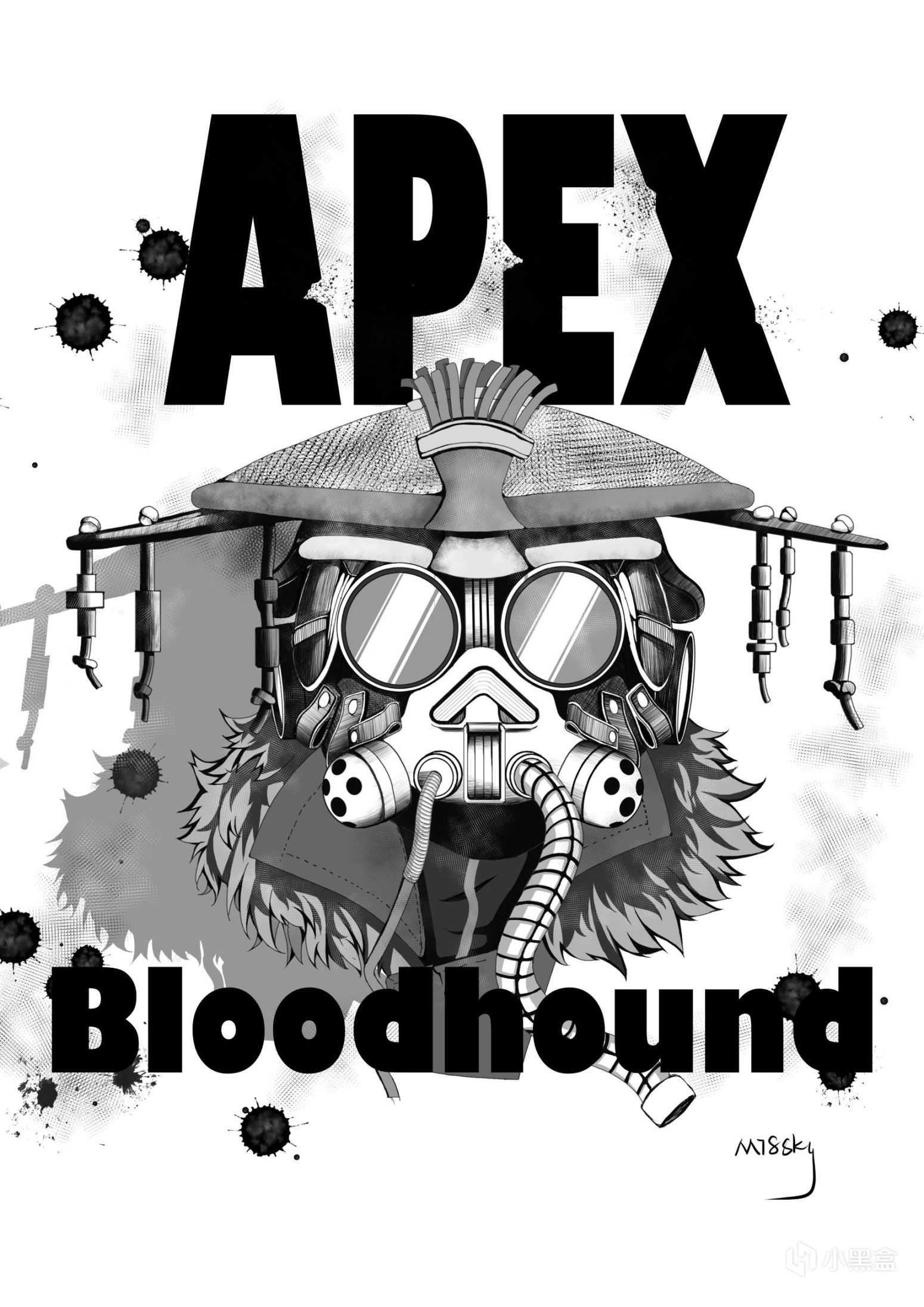 【Apex 英雄】apex绘画摸鱼：寻血猎犬-第1张