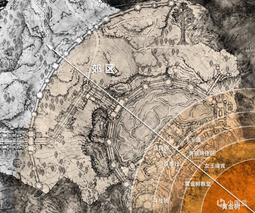 【PC遊戲】交界地建築之旅：《艾爾登法環》建築風格淺析（三）王城篇上-第21張