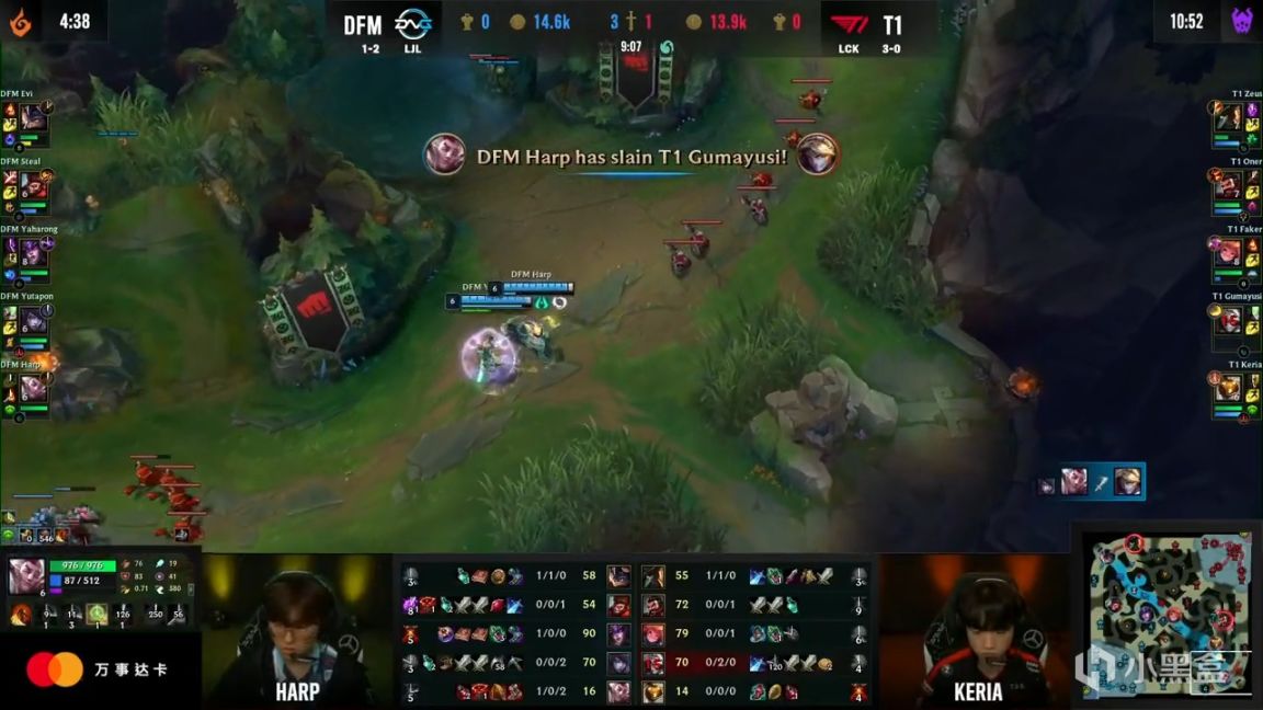 【英雄联盟】MSI小组赛：Faker佐伊打爆中路！T1 1-0 DFM！-第5张