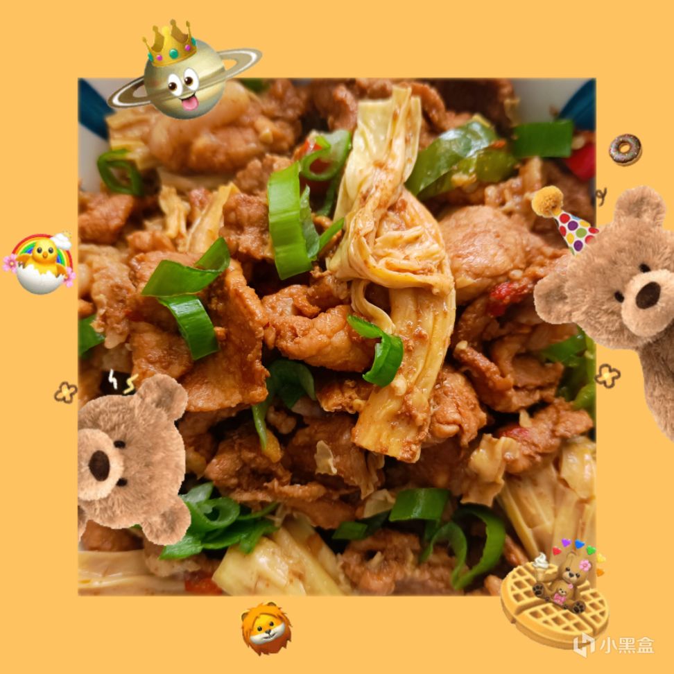 【小饭盒】纪念我的夏天美食篇05——腐竹炒肉-第0张
