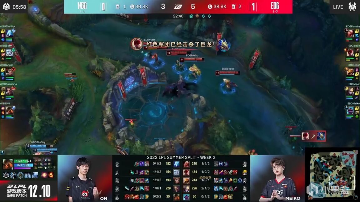 【英雄联盟】LPL夏季赛：Shy哥奇招上单冰鸟！EDG 2-0 WBG！-第7张