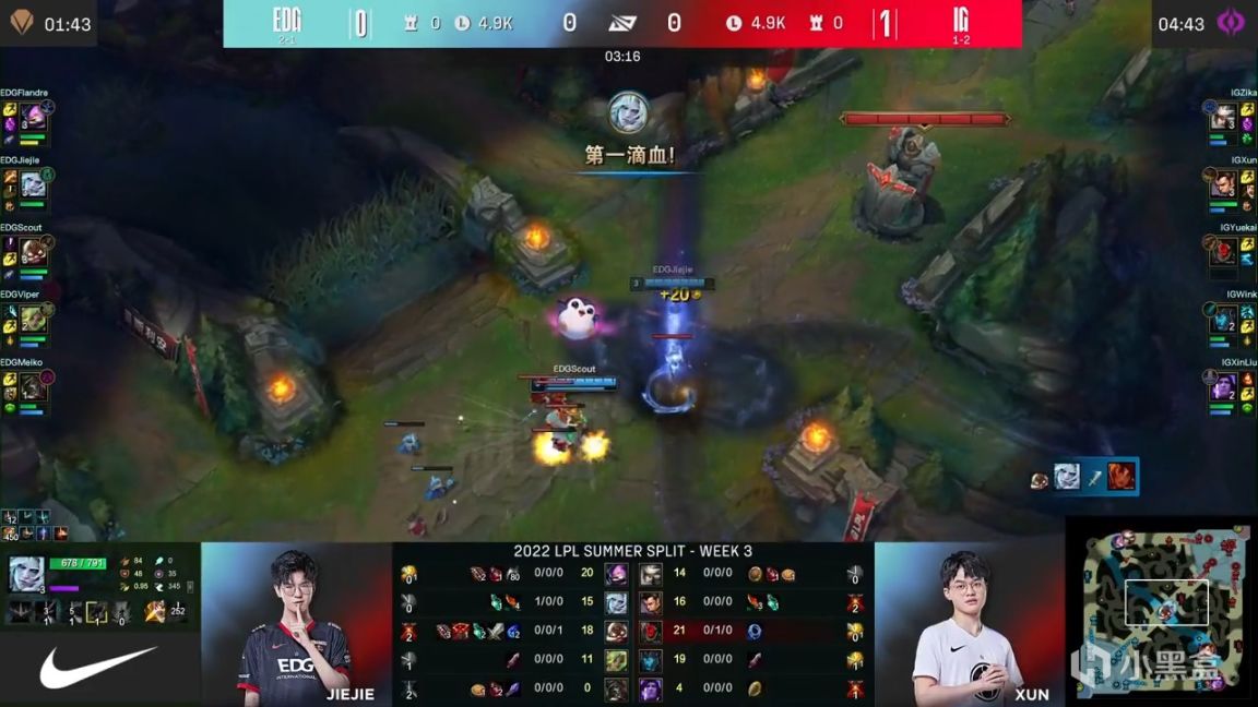 【英雄聯盟】LPL夏季賽：Viper澤麗超神！EDG 1-1  IG！-第3張