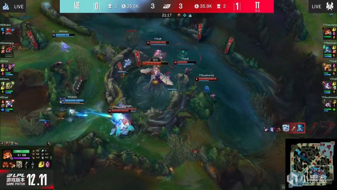 【英雄联盟】LPL夏季赛：Beichuan佛耶戈统治野区！TT 2-0 WE！-第7张