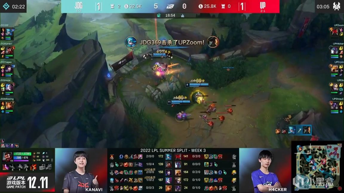 【英雄联盟】LPL夏季赛：Hope金克斯无压力输出！JDG 2-1 UP！-第7张