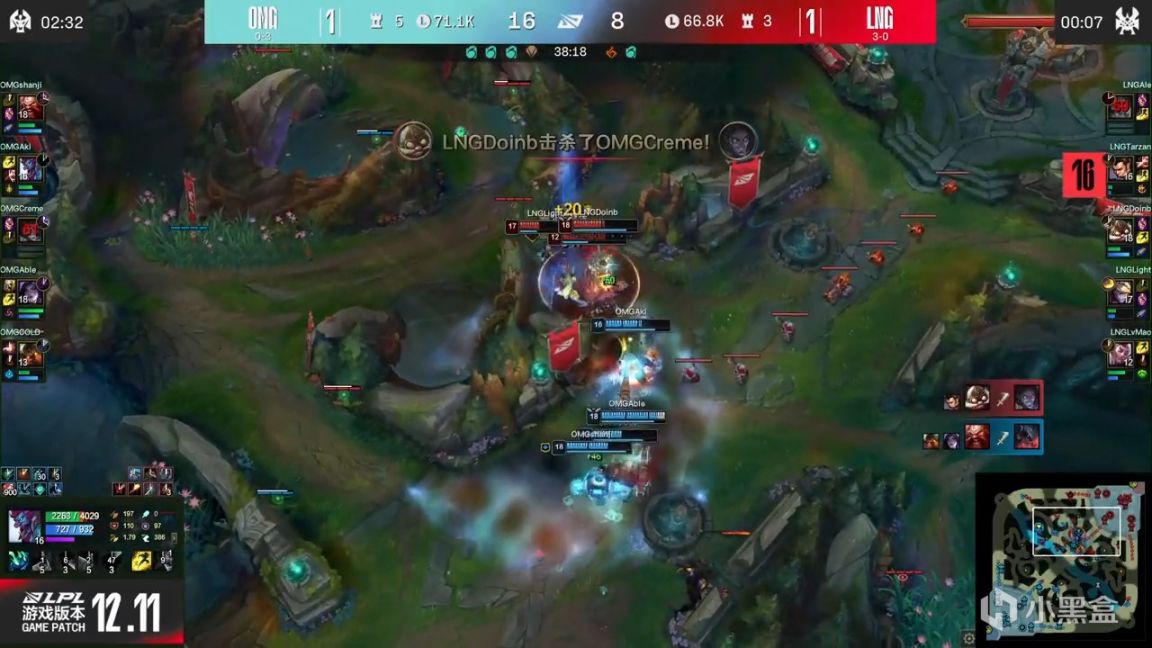 【英雄聯盟】LPL夏季賽：Able卡莎化身刺客！OMG 2-1 LNG！-第11張