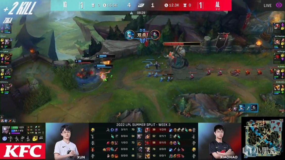 【英雄聯盟】LPL夏季賽：Forge阿卡麗讓一追二！AL 2-1 IG！-第5張