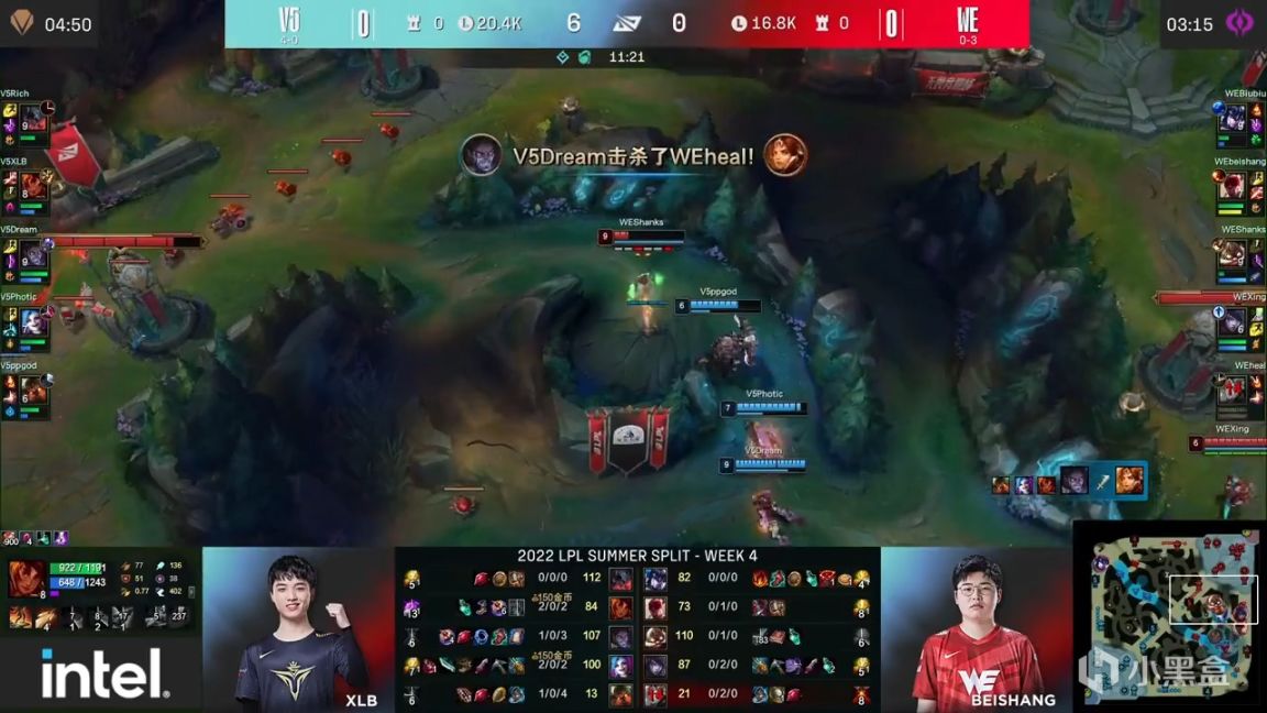 【英雄聯盟】LPL夏季賽：Photic金克斯四殺！V5 1-0 WE！-第6張