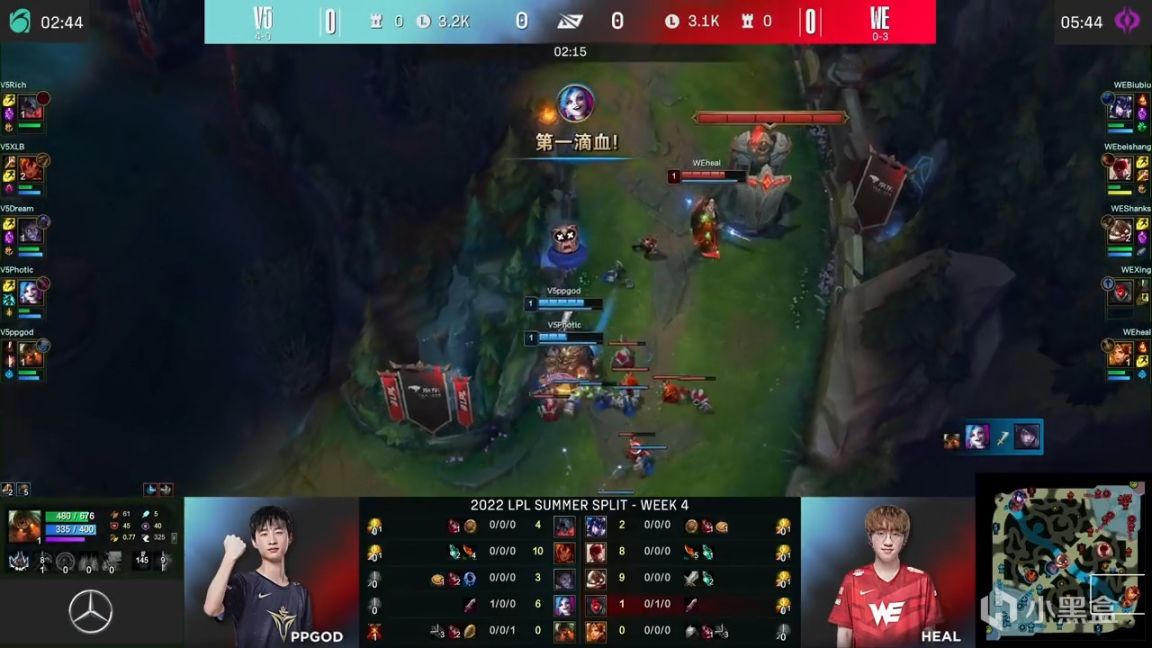 【英雄聯盟】LPL夏季賽：Photic金克斯四殺！V5 1-0 WE！-第3張