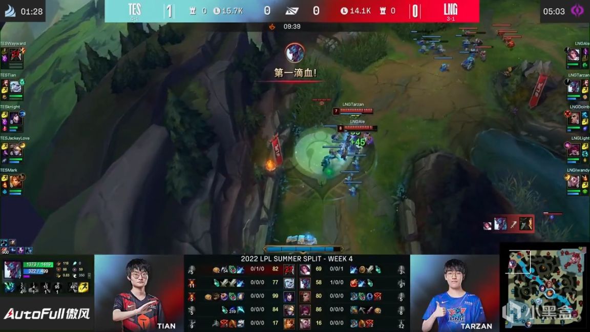 【英雄联盟】LPL夏季赛：Knight狐狸超神满层读书人！TES 2-0 LNG！-第4张