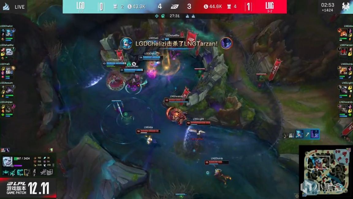 【英雄聯盟】LPL夏季賽：YeG加里奧鏖戰47分鐘！LGD 1-1 LNG！-第9張