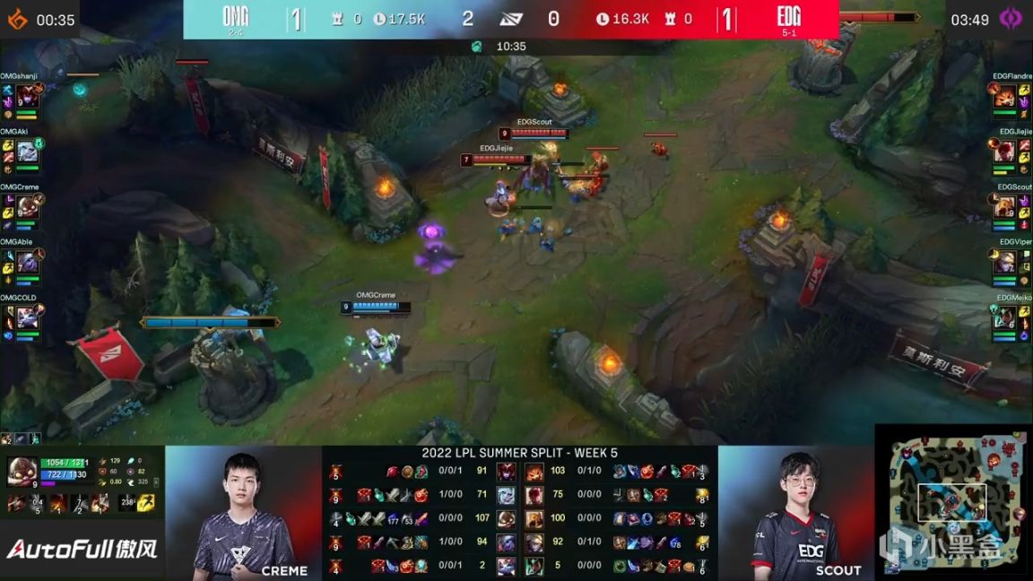 【英雄聯盟】LPL夏季賽：Creme飛機炸藥包三殺！OMG 2-1 EDG！-第5張