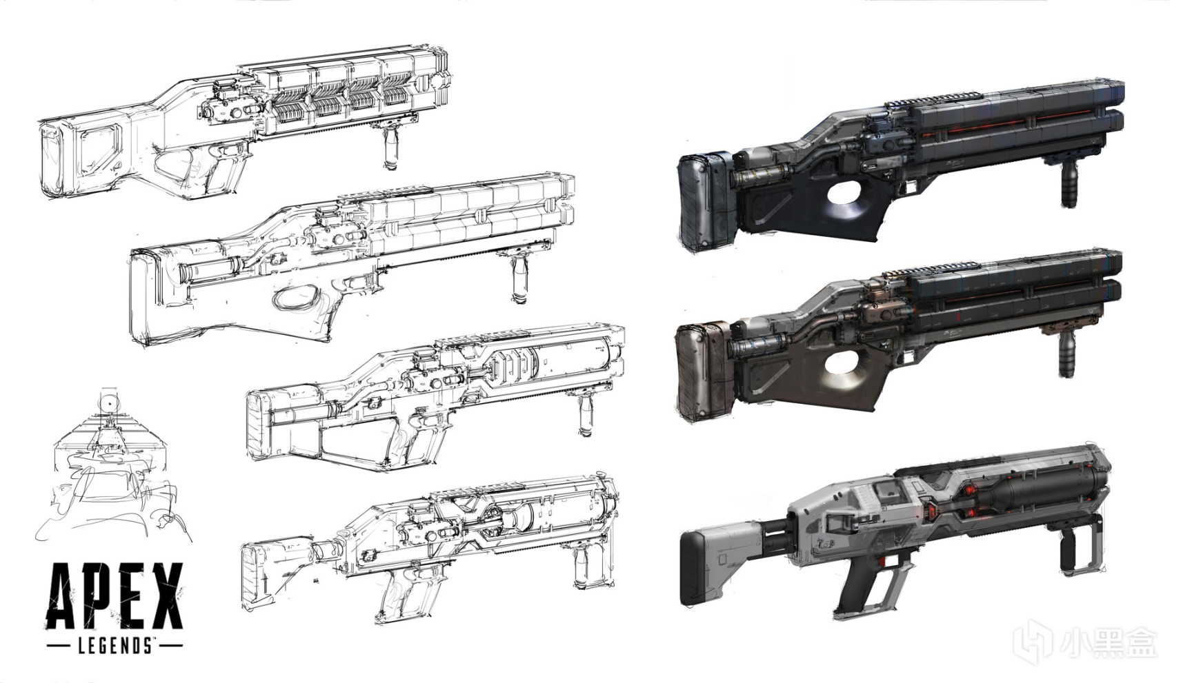 【Apex 英雄】哈沃克步枪的设计原型，竟然是《泰坦陨落2》的PR-01磁轨炮？-第0张