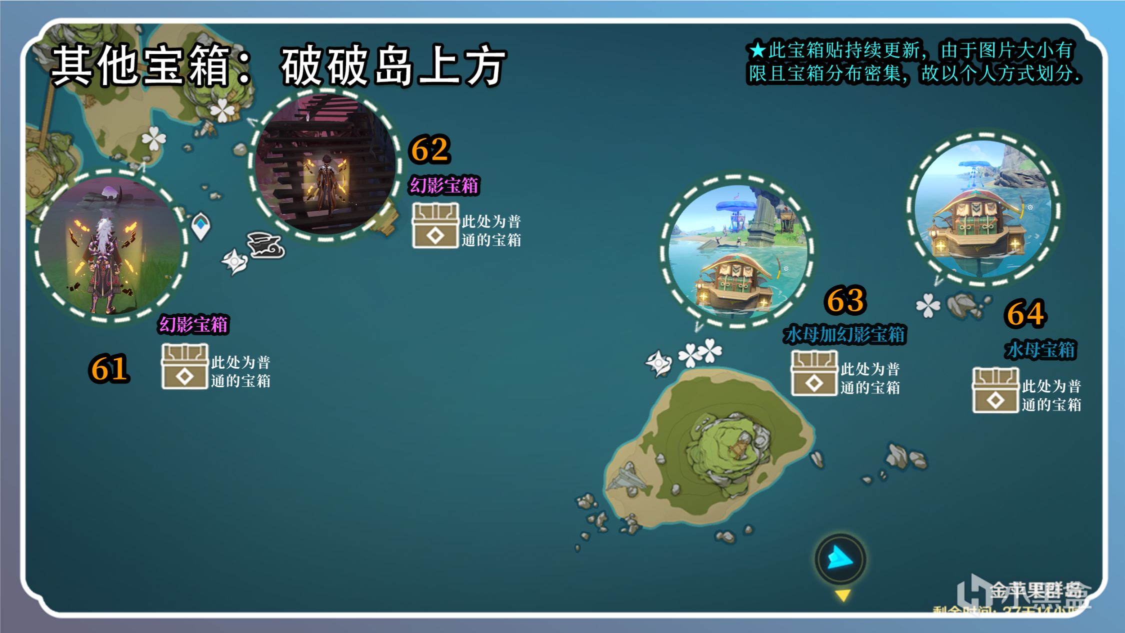 【原神】海岛地图第二阶段 除布布岛盆景外其余宝箱-第6张