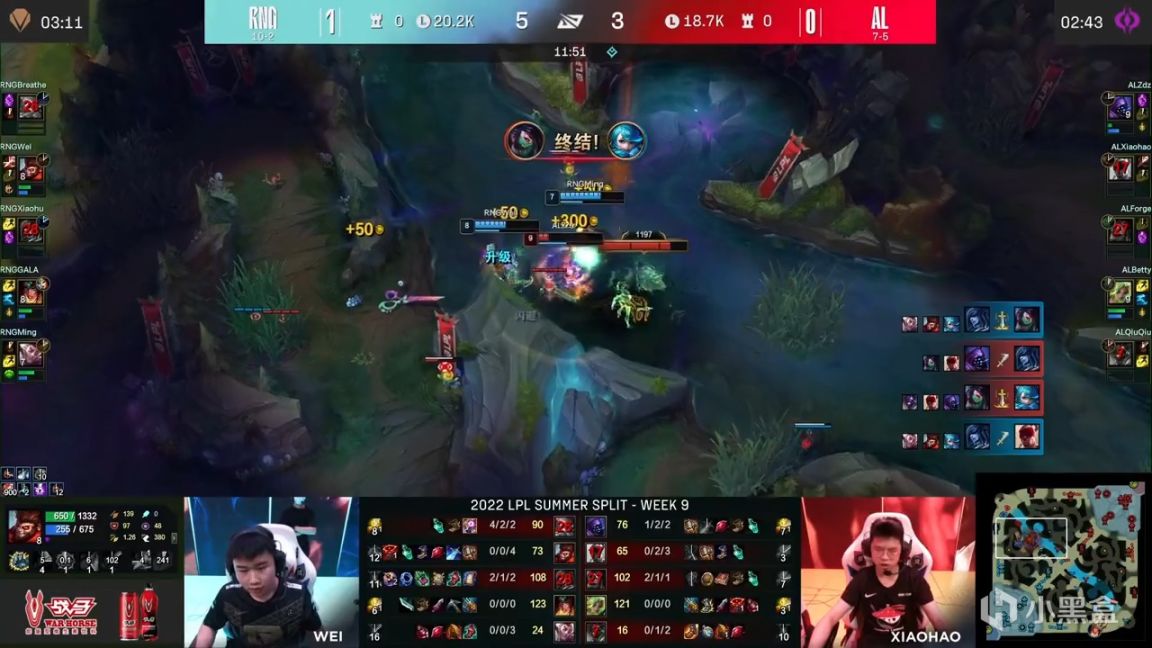 【英雄聯盟】LPL夏季賽：Gala輪子媽四殺！RNG 2-0 AL！-第5張