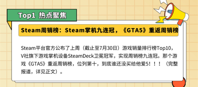 【PC游戏】盒国午报|《GTA5》重返周销榜，谁还没买！动视暴雪收入利润双下降-第1张