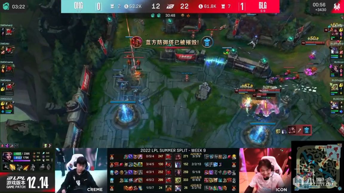 【英雄聯盟】LPL夏季賽：Icon妖姬團戰天秀！BLG 2-0 OMG！-第10張