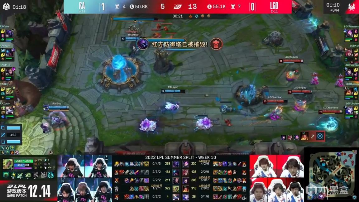 【英雄联盟】LPL夏季赛：haichao狐狸扳回一局！LGD 1-1 RA！-第13张