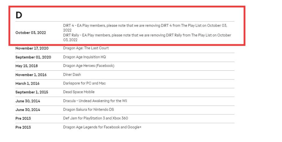 《塵埃4》將於10月3日脫離EAPlay 遊玩遊戲庫-第1張