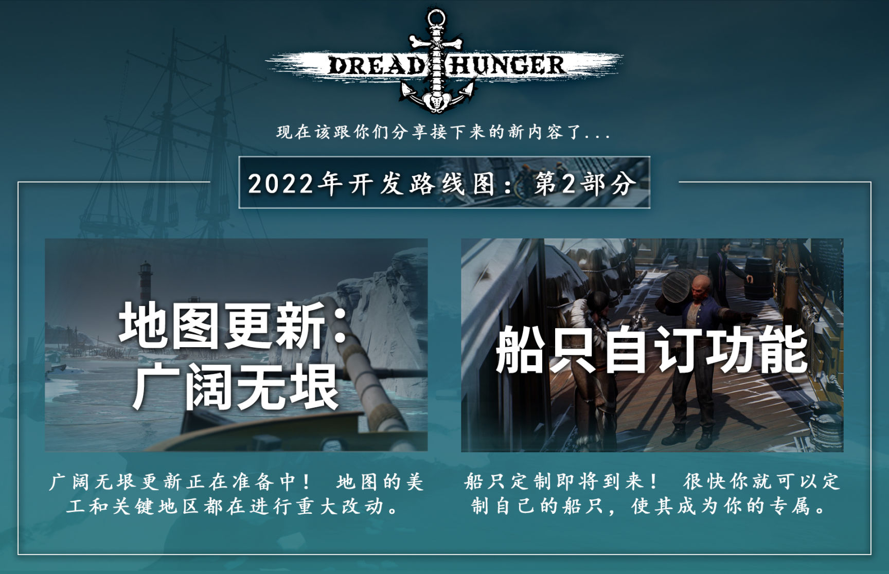 Dread Hunger開發路線圖更新