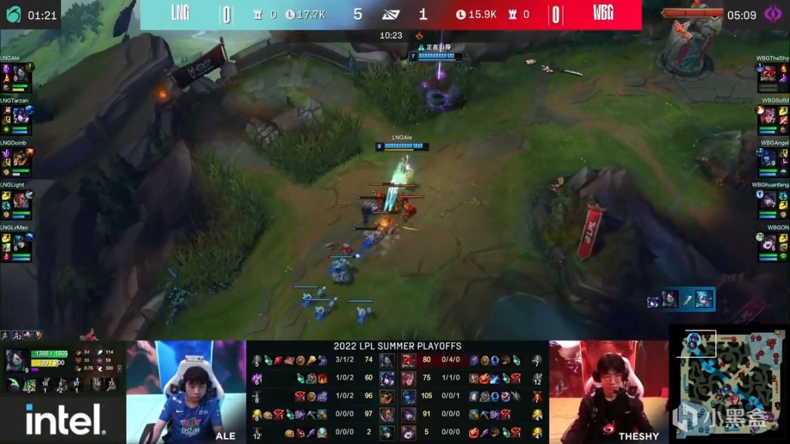 【英雄联盟】LPL季后赛：Shy哥格温1/8被军训！LNG 1-0 WBG！-第6张