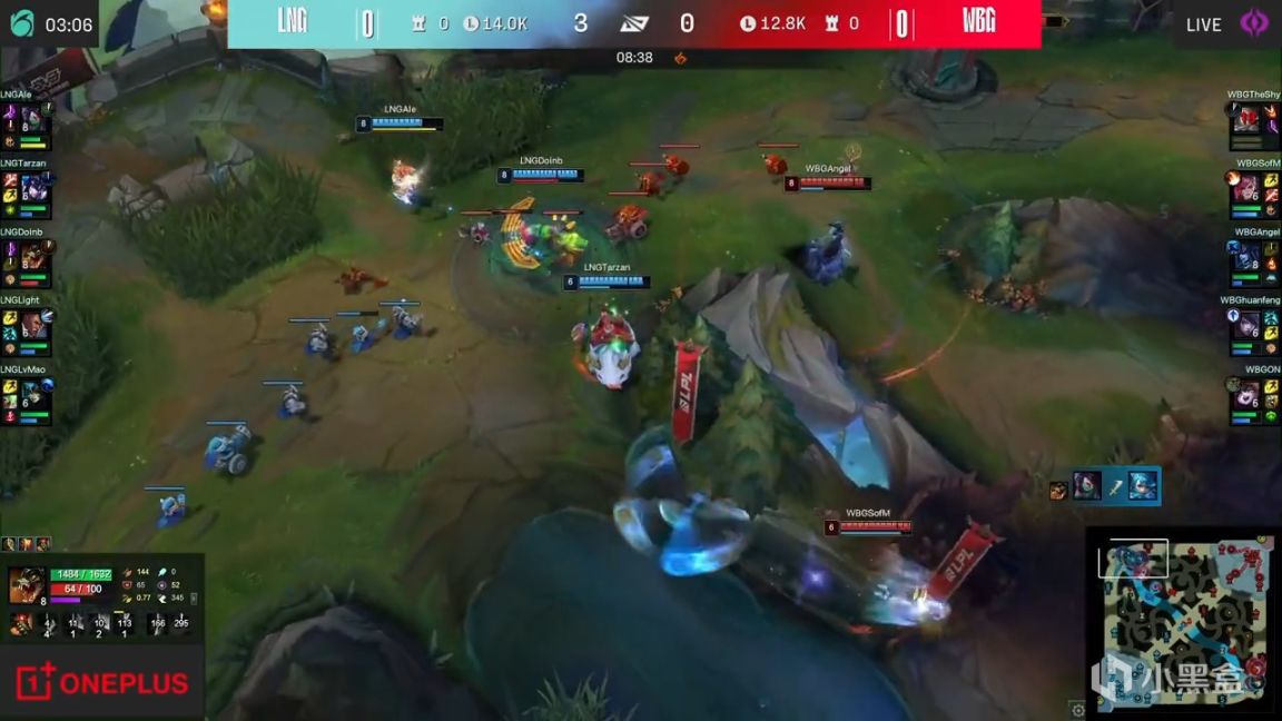 【英雄联盟】LPL季后赛：Shy哥格温1/8被军训！LNG 1-0 WBG！-第5张