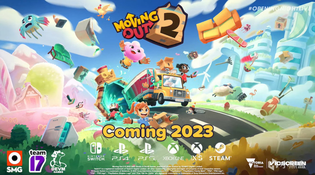 【PC游戏】2022科隆展：《胡闹搬家2》宣传片发布，2023年全平台上线-第1张