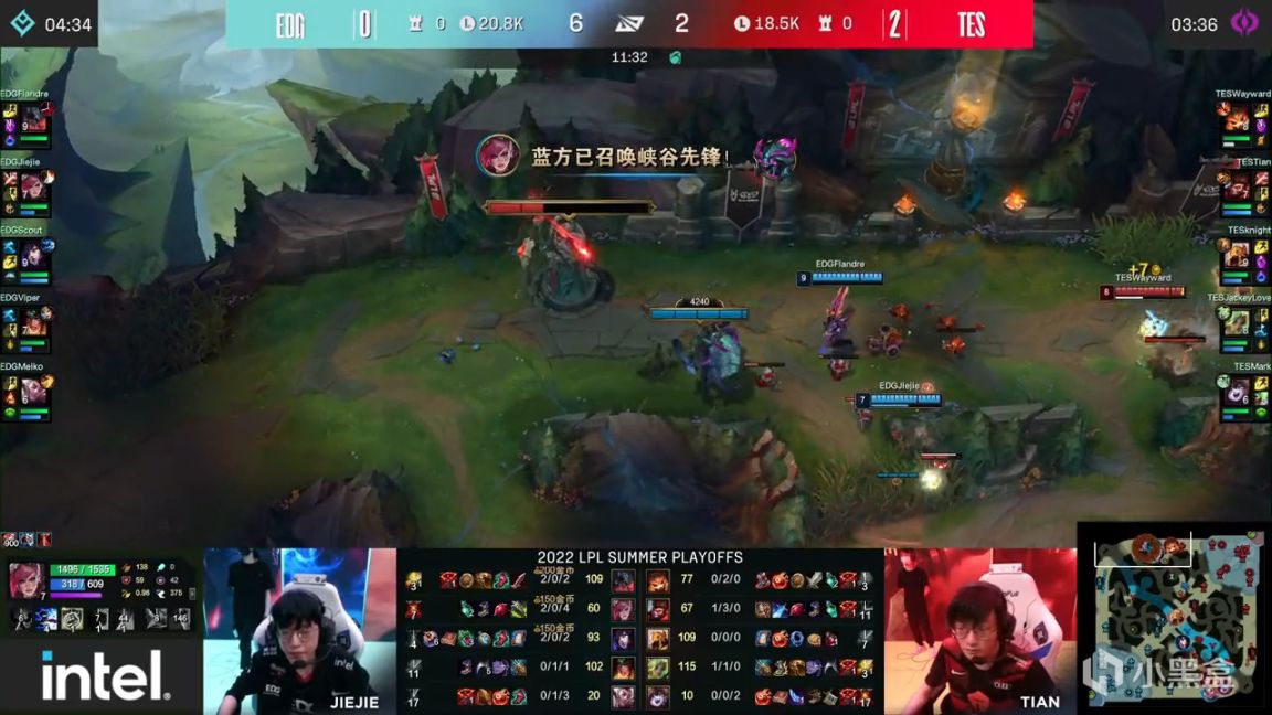 【英雄联盟】LPL季后赛：JKL经济落后一万翻盘！TES 3-0 EDG！-第6张