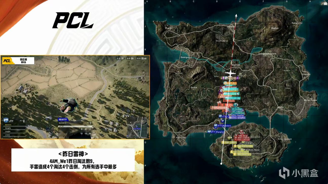 【绝地求生】PCL夏季赛季后赛D2第3场：NH派大星推一圈，17杀吃大鸡！-第1张